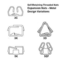 Metal Expansion Nuts - 3