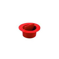 Center Pull Tapered Plastic Plugs with Wide Flanges - 4