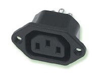 International Electrotechnical Commission (IEC 320-C13) Reverse Outlet Electrical Connectors