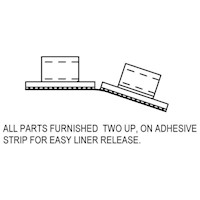 Adhesive Backed Routing Cord Clips - 3