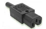 C15 Straight Alternating Current (AC) Power Plug Assembly (20300374-0000)