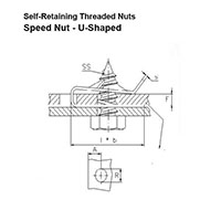 U-Shaped Speed Nuts® - 2