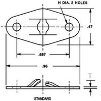 Single Thread Anchor Type Bolt Retainers - 2