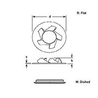 PT Style Push-On Bolt Retainers - 2