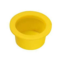 Thick Wide Flange Tapered Plug Caps - 4