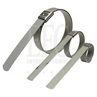 K-Series, 3/8 and 5/8 Inch (in) Band Width Preformed Closed End Clamps