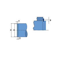 Beneri® Reverse Lug Axially Mounted External Retaining Rings for Shafts - 2