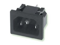 320-C14 Snap-In Inlet Electrical Connectors