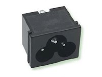 International Electrotechnical Commission (IEC) 320-C6 Snap-In Low Current Inlet Electrical Connectors