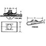 Single Thread U-Nuts for Size 10-32 Machine Screws - 2