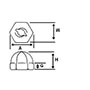 Self-Threading Acorn Nuts - 2