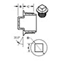 Square Head Flanged Plugs for National Pipe Thread (NPT) Threads - 2