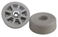 Round Thermoplastic Rubber Feet with Steel Support Bushing