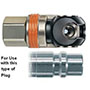 Valve-Free 1/4 Inch (in) DN6 A1 Series Swing Couplings