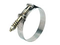 3/4 Inch (in) Spring Loaded T-Bolt Wide Clamps