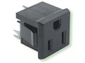 National Emergency Management Association (NEMA 1-15R) Snap-In Receptacles with "V" Slotted Terminals