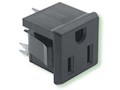 National Emergency Management Association (NEMA 1-15R) Snap-In Receptacles with "V" Slotted Terminals National Emergency Management Association (NEMA 1-15R) Snap-In Receptacles with "V" Slotted Terminals