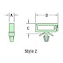 HeyClip™ Lockit™ Cable Clips with a Hinged Locking Top - 3