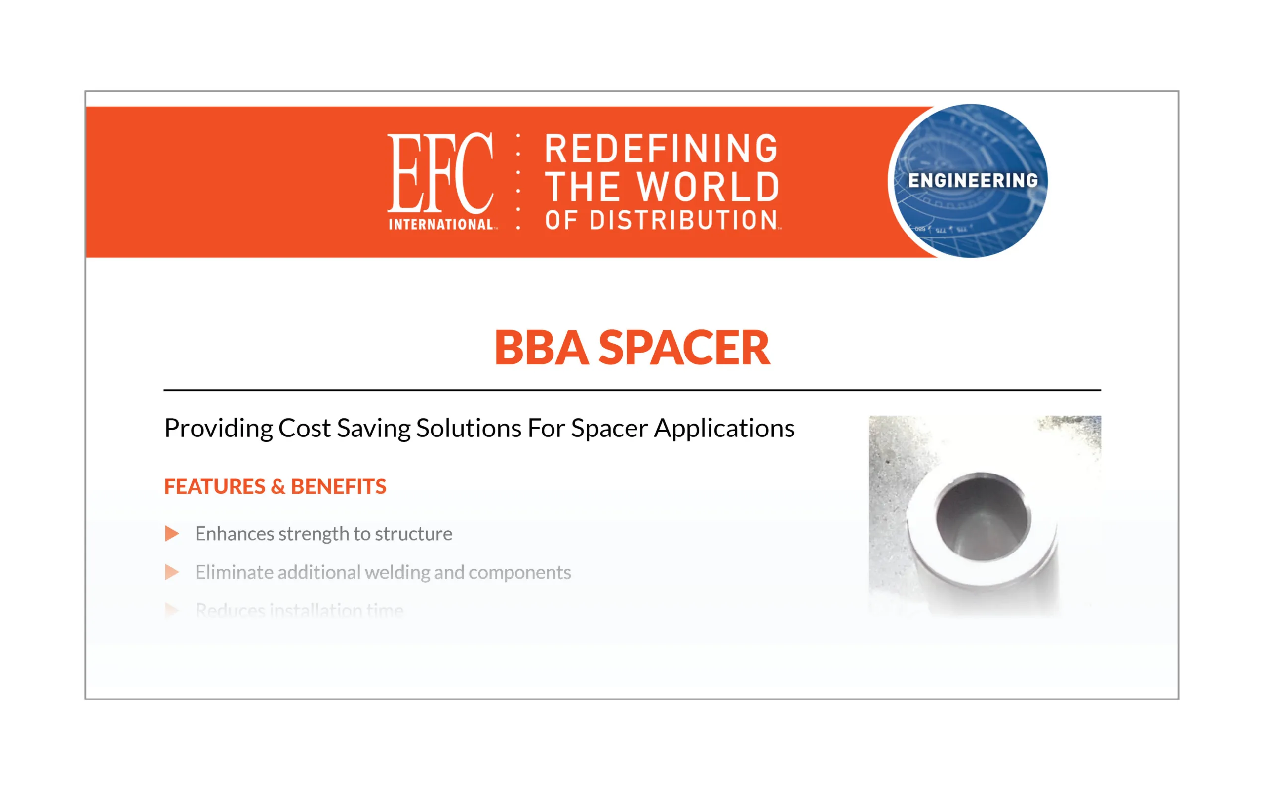 EFC Engineered Solutions Brochure BBA Spacer