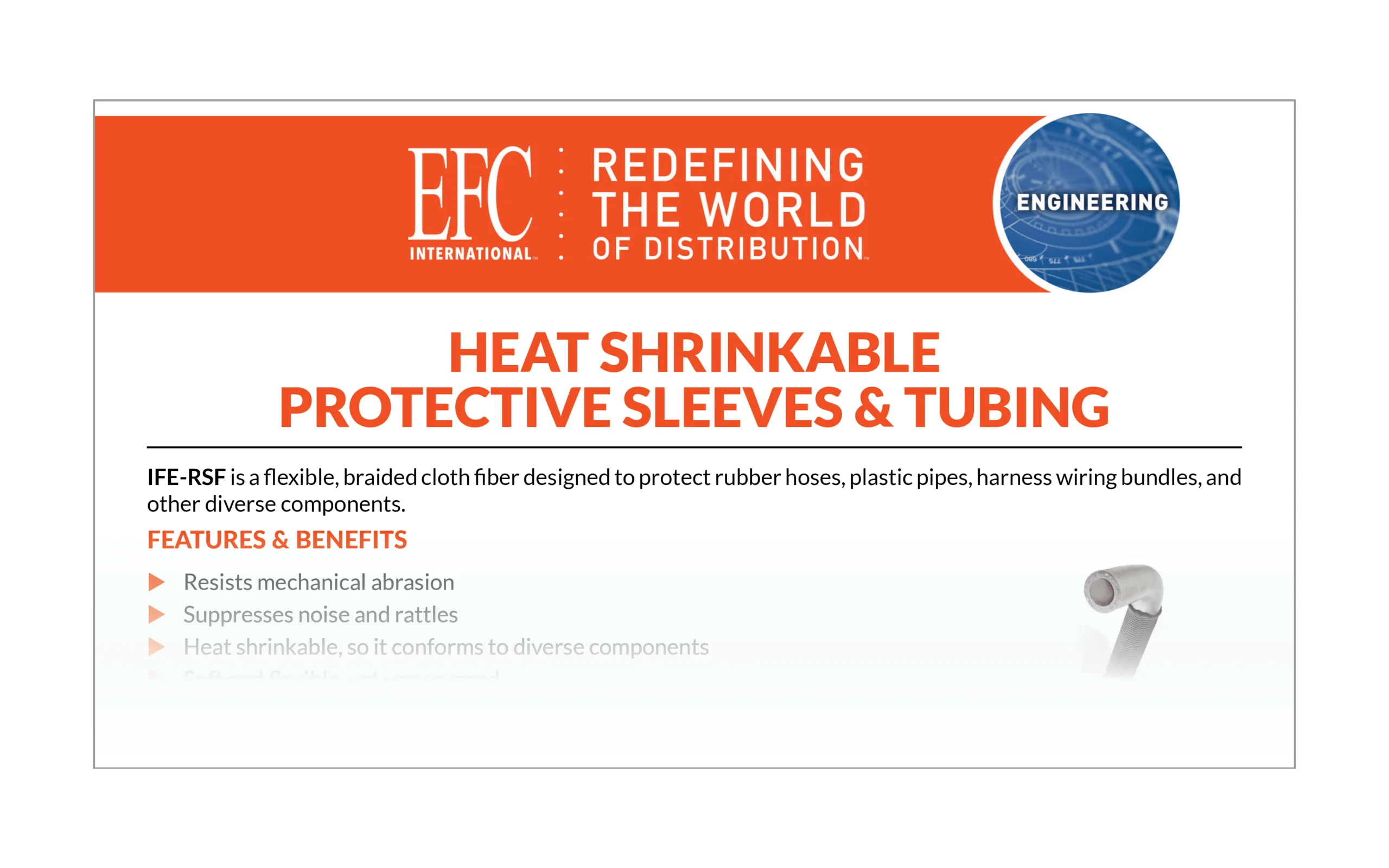 EFC Engineered Solutions Brochure Sleeves & Tubing