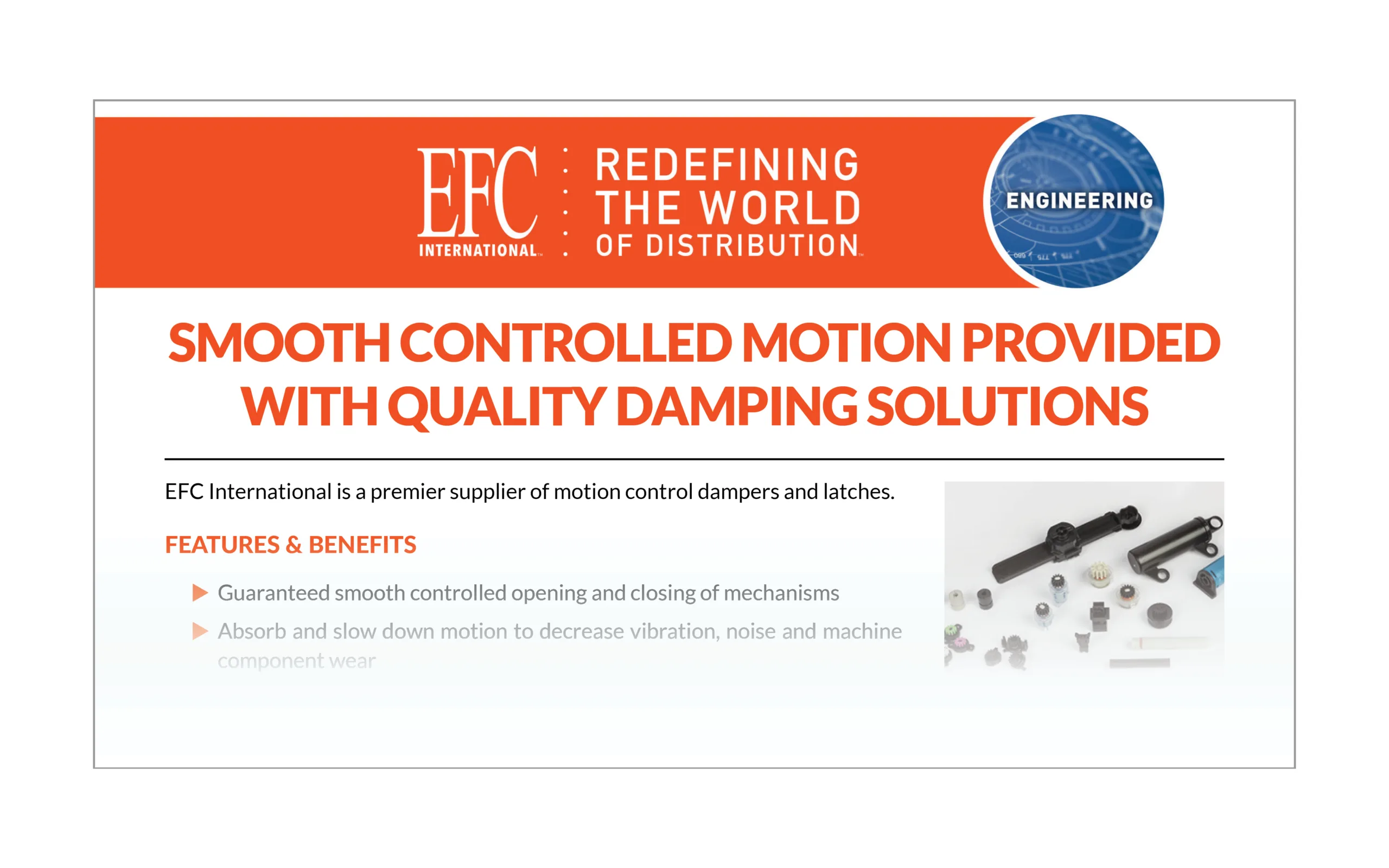 EFC Engineered Solutions Brochure Smooth Controlled Motion